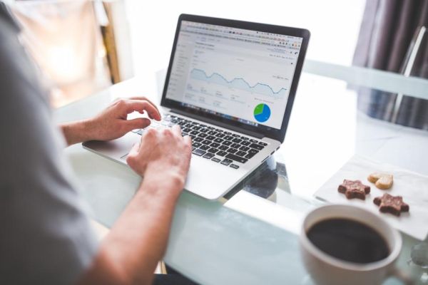 Analytics dashboard mockup