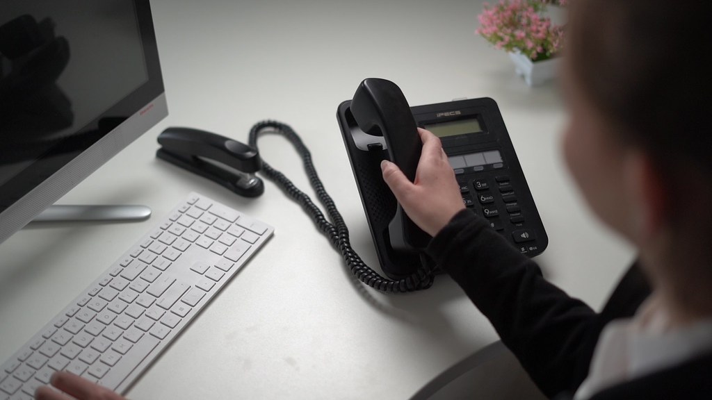 Phone conversation mockup